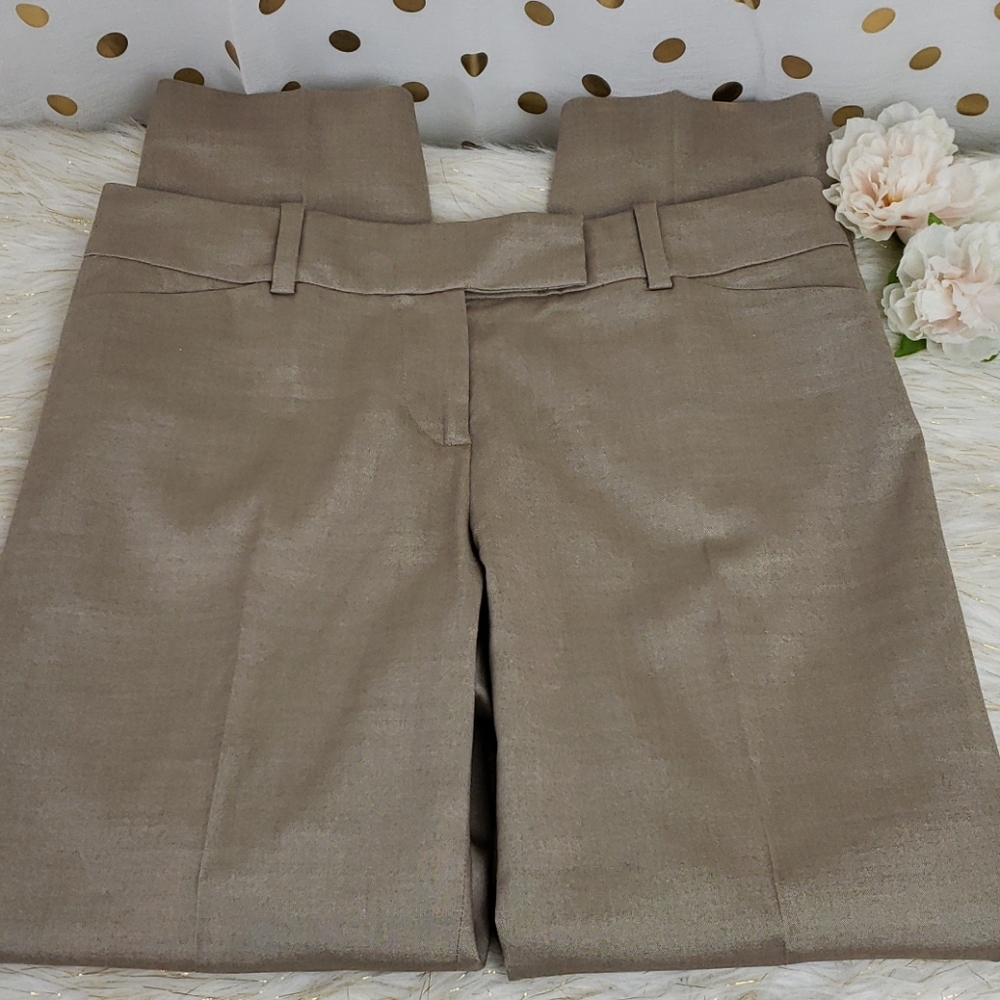 Ann Taylor Pale Camel Heather Pant
